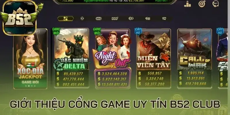 Giới thiệu về cổng game B52 Club