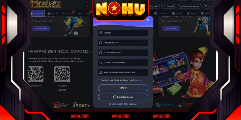 Cách bước để tham gia chơi game tại xoso66