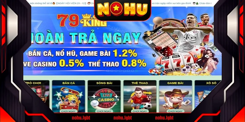 Dịch vụ cá cược mà nhà cái 79King cung cấp ra thị trường