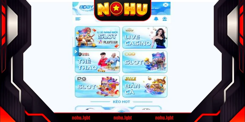 Kho game cá cược nổi danh nhất tại 8day